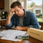 Adult reviewing probate paperwork while trying to determine whether a California house can pass through a small-estate procedure.